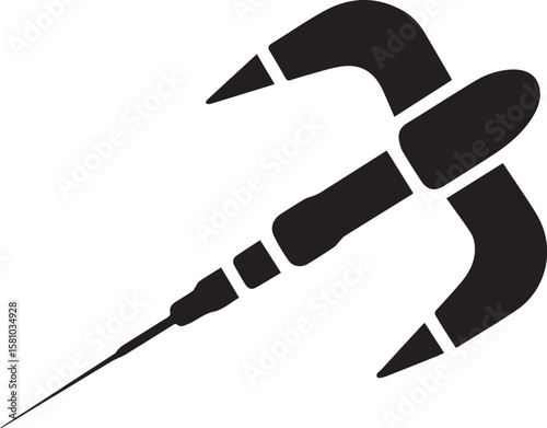 harpoon icon harpoon symbol in black