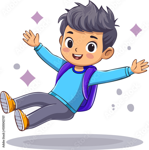 boy running with a skateboard