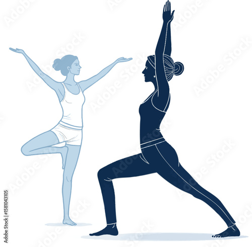single person clear workout silhouette yoga pose, and Graphic, woman silhouette.





