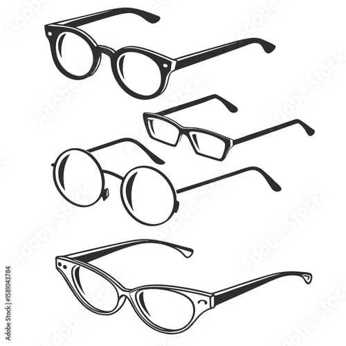 Eyewear styles silhouettes glasses spectacles