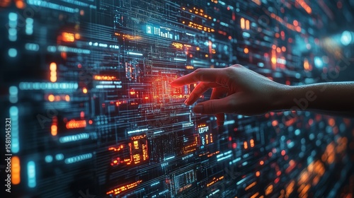 Digital transformation with futuristic business tools