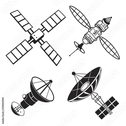 Spacecraft and satellite collection orbital technology