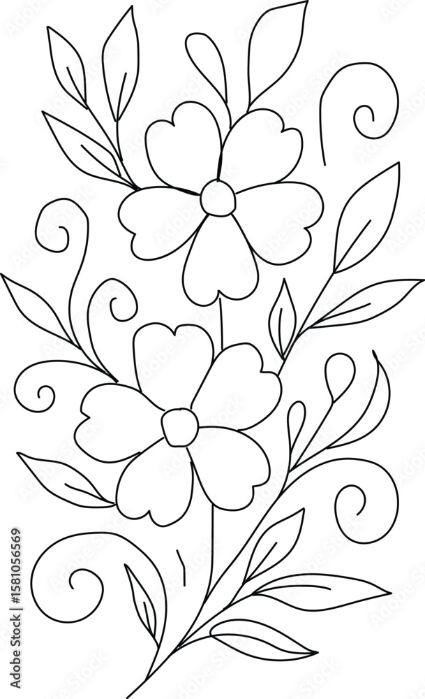 Fototapeta premium abstract floral background