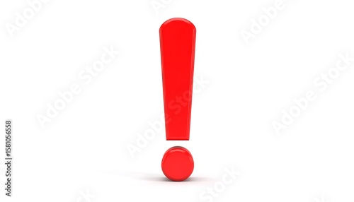 Red exclamation point on white background (2)