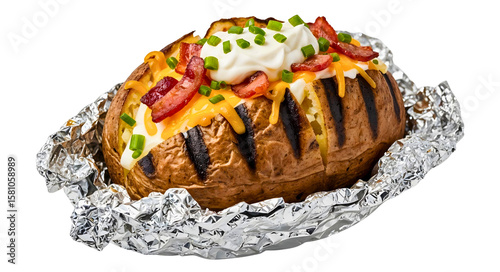 Grilled Baked Potato 