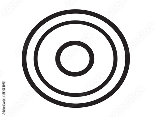 Delicious Donut Vector Art in Minimalist Style