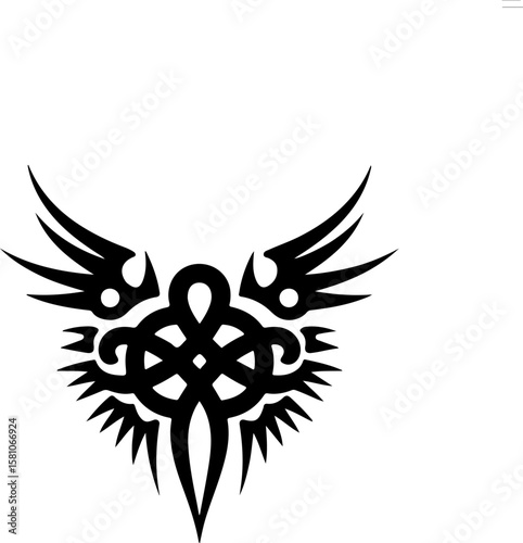Diverse Tribal Tattoo Design Collection vector bundle graphic, design,