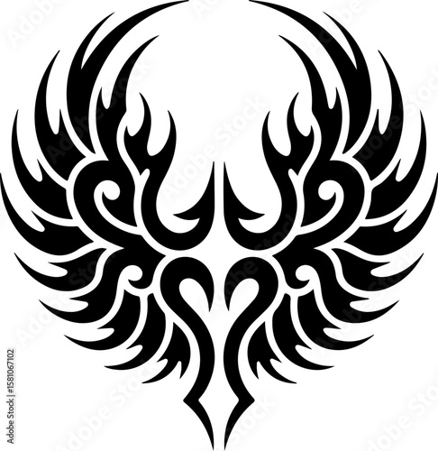 Diverse Tribal Tattoo Design Collection vector bundle graphic, design,
