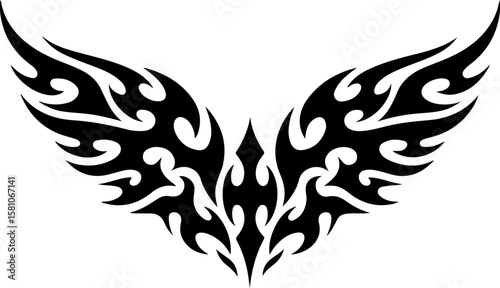 Diverse Tribal Tattoo Design Collection vector bundle graphic, design,