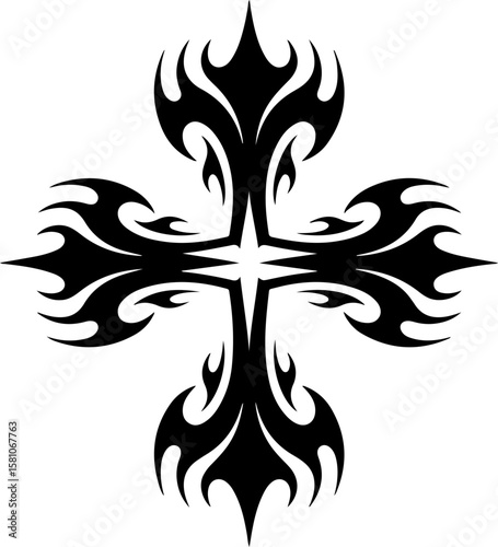 Diverse Tribal Tattoo Design Collection vector bundle graphic, design,