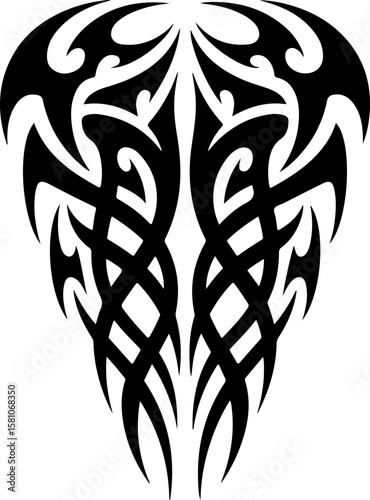 Diverse Tribal Tattoo Design Collection vector bundle graphic, design,