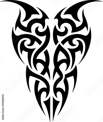 Diverse Tribal Tattoo Design Collection vector bundle graphic, design,