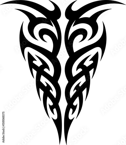 Diverse Tribal Tattoo Design Collection vector bundle graphic, design,