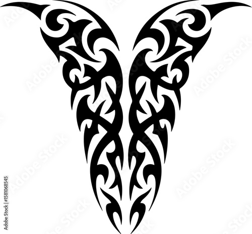 Diverse Tribal Tattoo Design Collection vector bundle graphic, design,