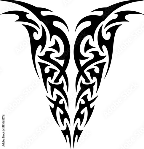 Diverse Tribal Tattoo Design Collection vector bundle graphic, design,
