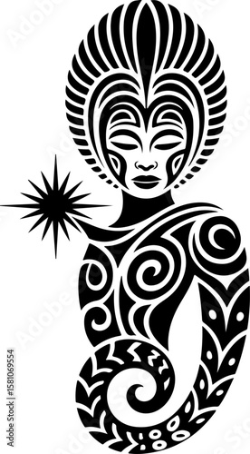 Diverse Tribal Tattoo Design Collection vector bundle graphic, design,