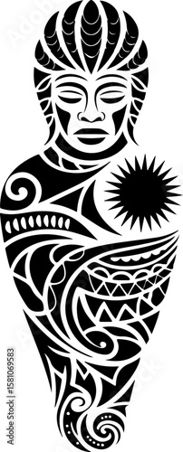 Diverse Tribal Tattoo Design Collection vector bundle graphic, design,