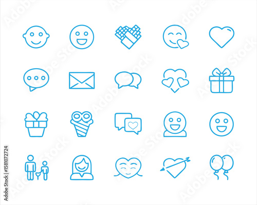 Hugging Face icon set