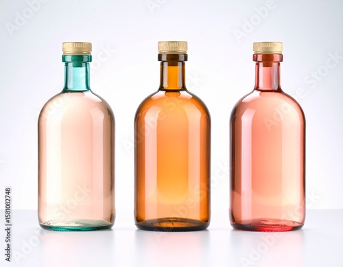 Wallpaper Mural Tres botellas vintage de vidrio colorido Torontodigital.ca