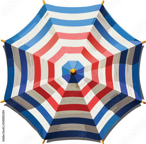 striped retro style beach umbrella, collapsible parasol top view, cutout png.umbrella, sun, drawing - art product, sun tan, striped, parasol, vacation, beach, summer, clip, clip art, colourful,