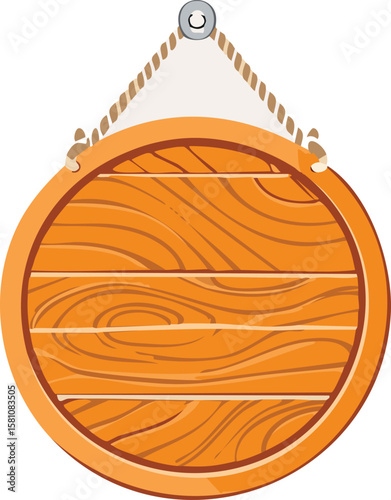 round wooden sign board hang on wall with rope, wood blank panel, cutout png.round, signs, billboard, clip, panel, transparent, copy space, cut-out, edge, frame, oak, plank, signboard, weathered,