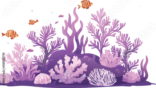 violet coral reef on white transparent background, ocean aquarium waterscape element, cutout png.biology, clip, colours, earth, purple, reef, soft, three-dimensional, transparent, underwater, aquatic,