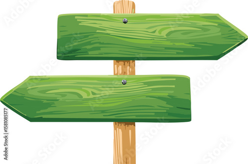 blank green wooden road sign guide board, directional street point sign board, cutout png.arrow, billboard, clip, direction, directional, guide, hardwood, panel, point, pointer, post, signpost, signs,