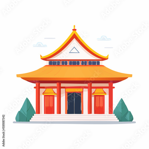 Temple vector 