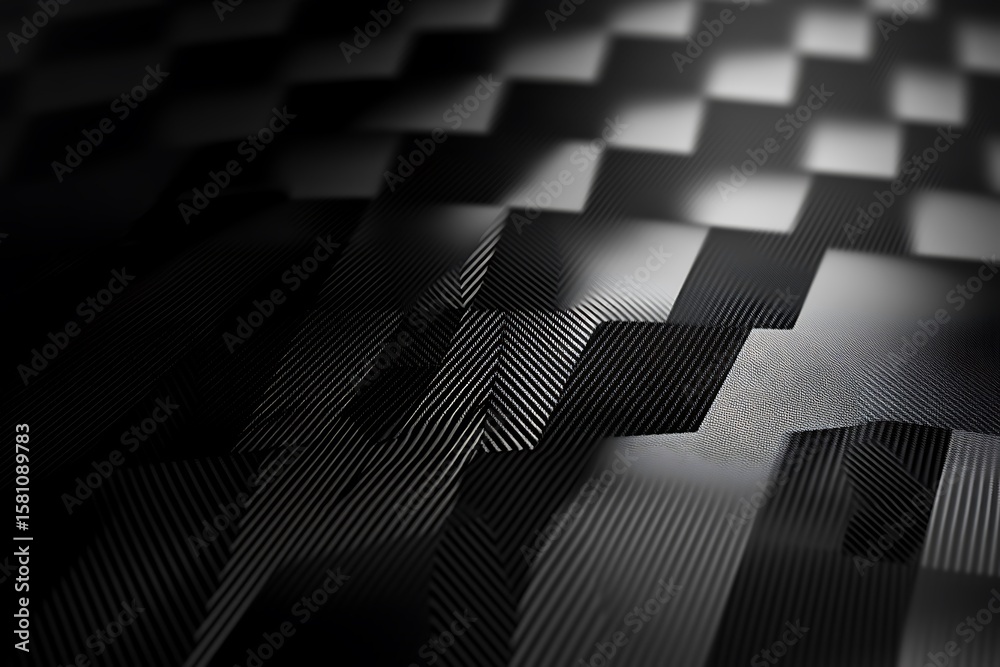 Obraz premium black metal scratched steel plate textured background Generative Ai