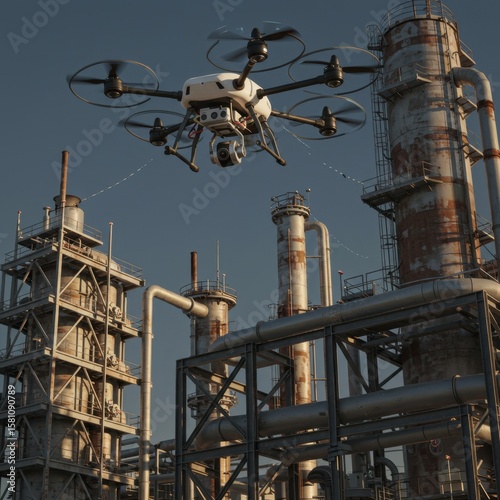 Drone Inspection of Industrial Plant