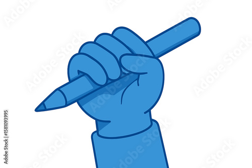 The concept of 3D digital signature writing is depicted as a businessman signing on a tablet's touch screen terminal
