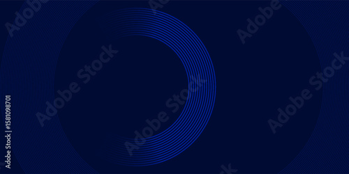 abstract dark background with glowing lines circles. eps 10 in bussines, website
