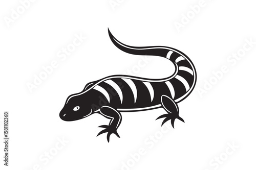 Gila monster silhouette. (1)