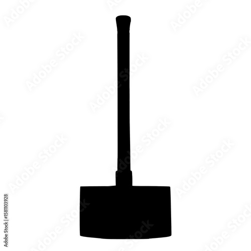 Sledgehammer Vector Art - Heavy-Duty Tool for Demolition, Construction, and Breaking Tasks