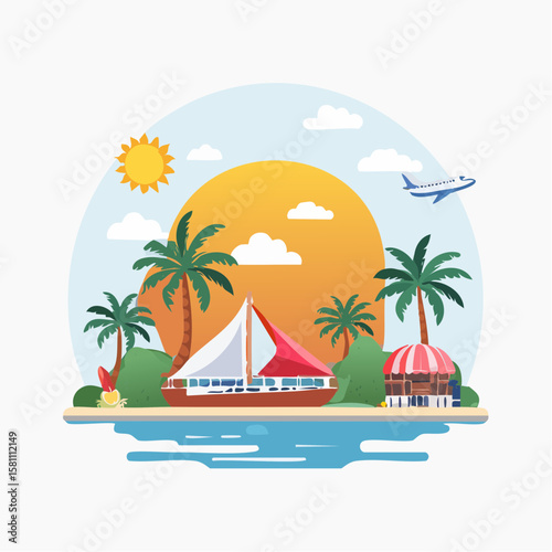 summer holiday background