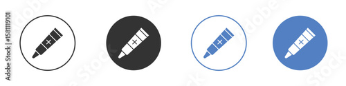 Ointment icon. Vector illustration, flat design.