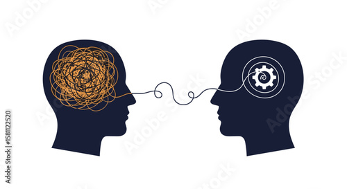 Understanding the complexities of communication between two minds creating clarity
