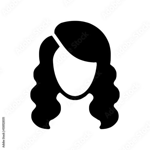 Silhouette icon vector set of barber tools and grooming elements in minimal flat style, including scissors, razors, combs, beards, male and female barbers, perfect for salon branding and hairstyling g