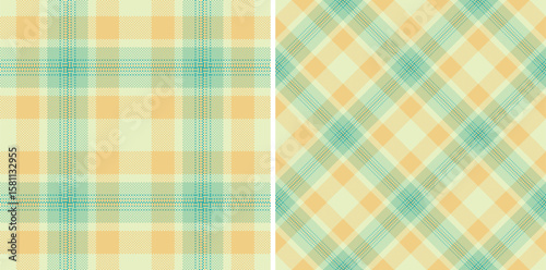 Wallpaper Mural Pastel plaid patterns, perfect for textile design, home decor, or scrapbooking projects.  Two variations offer versatility in design applications. Torontodigital.ca
