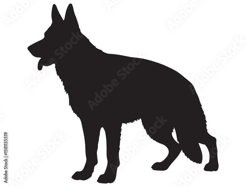 GERMAN SHEPHERD SILHOUETTE