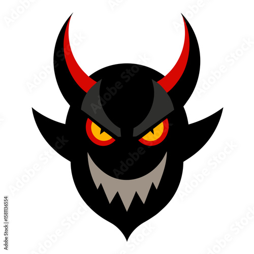 vector illustration of a devil