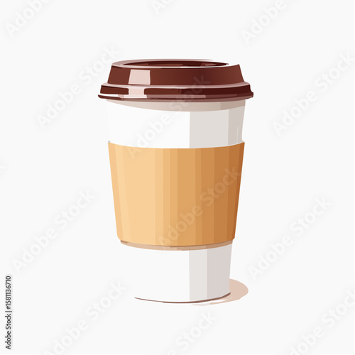 coffee cup isolated on white background