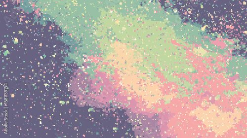 pixel gaming background with colorful dots 