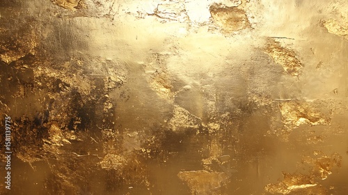 Luxurious Golden Textures and Glittering Spheres - Shimmering Metallic Background Collection