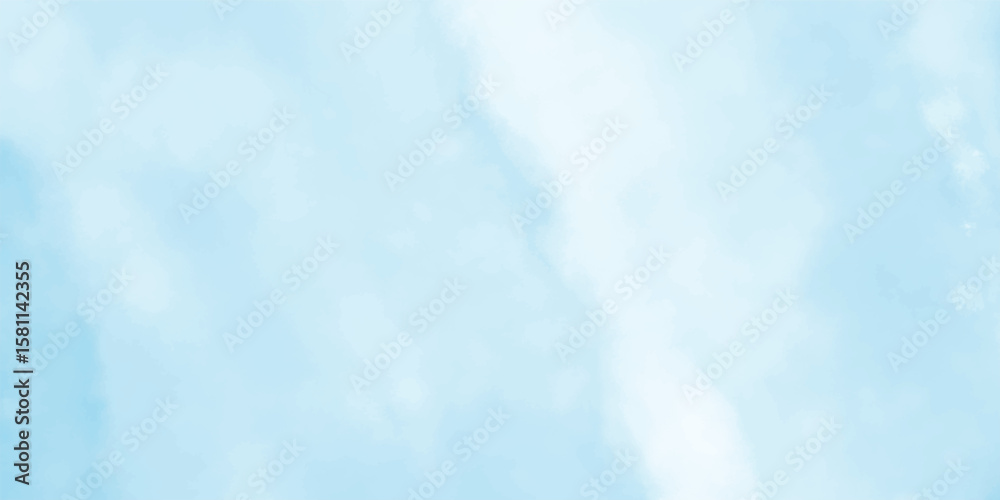 Obraz premium Frozen White and Blue Ice Surface Texture with Abstract Watercolor Splash and Bleed Bloom Effect – Winter Frosty Background for Modern Designs