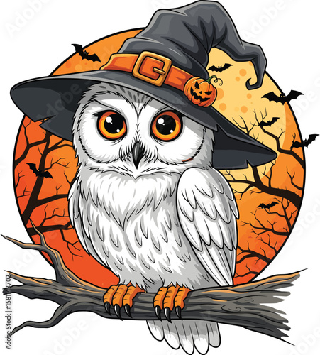 Web Halloween Characters Pumpkin Skull Witch Vampire Spooky Season