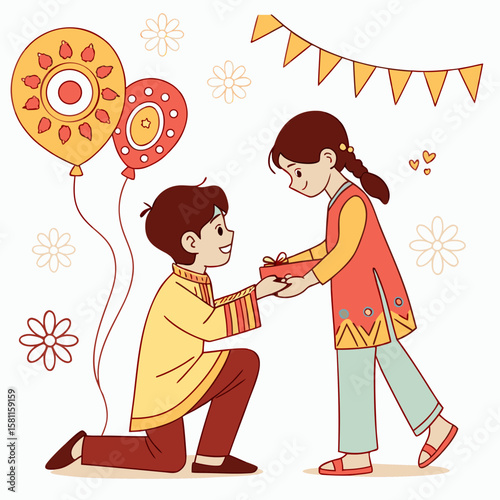 Raksha Bandhan, also known as Rakhi, is a Hindu festival that celebrates the love and duty between brothers and sisters. It is observed on the full moon day of the Hindu month of Shraavana, which typi