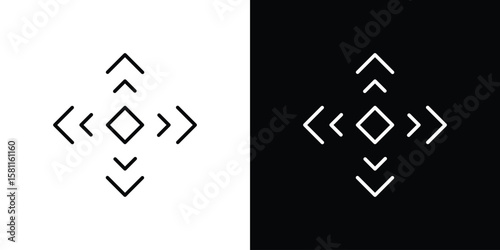 Flexibility icon thin line symbol on white background. Editable stroke vector illustration