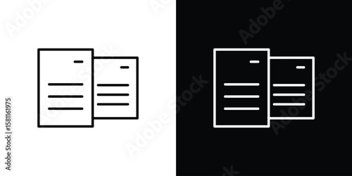 Data center icon thin line symbol on white background. Editable stroke vector illustration
