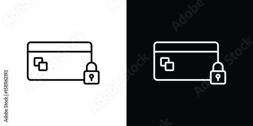 Credit limit icon thin line symbol on white background. Editable stroke vector illustration